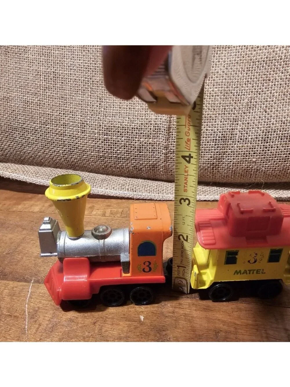 Vintage 1980 Mattel First Wheels Diecast Hot Wheels  Train Car and Engine